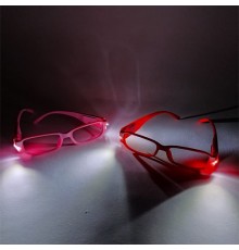 Renkli Led Işıklı Kitap Okuma Gözlüğü