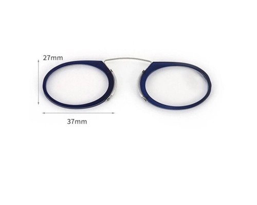 Nikula Burun Üstü Mini Sapsız 1.5x Gözlük Büyüteç - Mavi