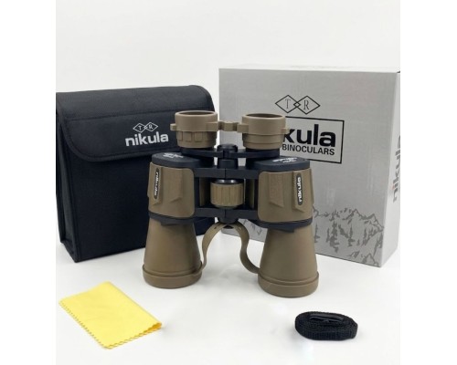 Nikula 20×50 – Geniş ön Mercekli – 1000m/56m El Dürbünü – Çöl Rengi