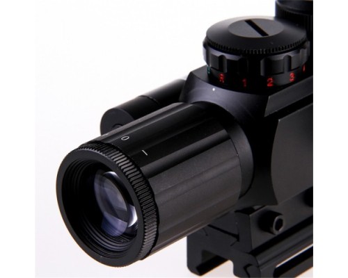 Nikula 4x30 Tüfek Dürbünü çift Işıklı Lazerli M7 Nikula 4x30 Tüfek Dürbünü çift Işıklı Lazerli M7