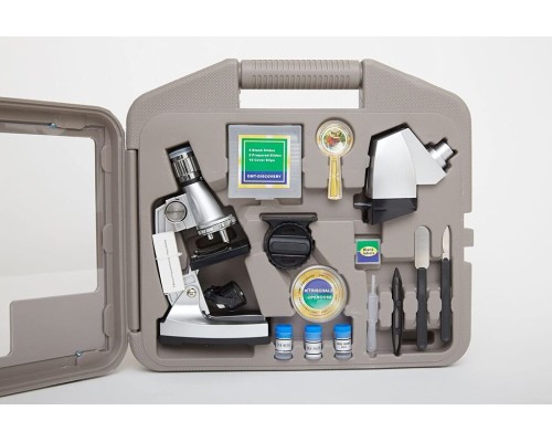 Eğitici Projektörlü Mikroskop Seti 50X-100X-200X-400X-600-1200X Çocuklar İçin