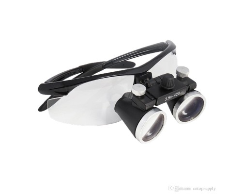 3.5X - 420 Mm Diş Cerrahi Gözlük Lens Büyüteç Taşıma Çantalı