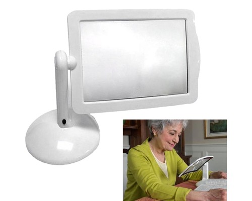 3X 360 Derece Döndürme Ekranlı Çok Fonksiyonlu Masaüstü Büyüteç 3X