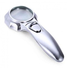 7X Büyüteç 6 Led Işık Aydınlatma 50Mm Optik Lens El Büyüteç