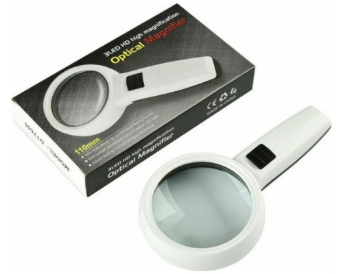 Nikula-3ledli 30x110mm & Takı, Okuma,para Kontrol Için  led Işıklı Büyüteçdt7666