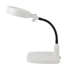 Masaüstü 10X Led Işıklı Büyüteç Okuma El Sanatları Onarım Büyüteç 7765