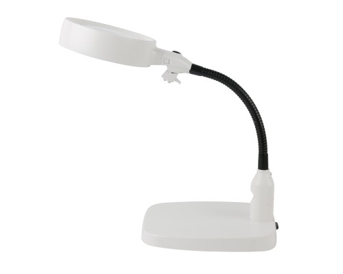 Masaüstü 10X Led Işıklı Büyüteç Okuma El Sanatları Onarım Büyüteç 7765