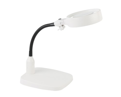 Masaüstü 10X Led Işıklı Büyüteç Okuma El Sanatları Onarım Büyüteç 7765