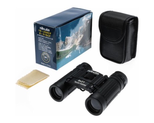 Nikula 8X21 Dürbün Av Dürbünü Kauçuk Kaplama Siyah 