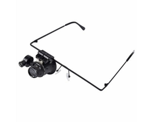 Gözlük Model 20X16Mm Optik Lens Led Işık Monoküler Büyüteç