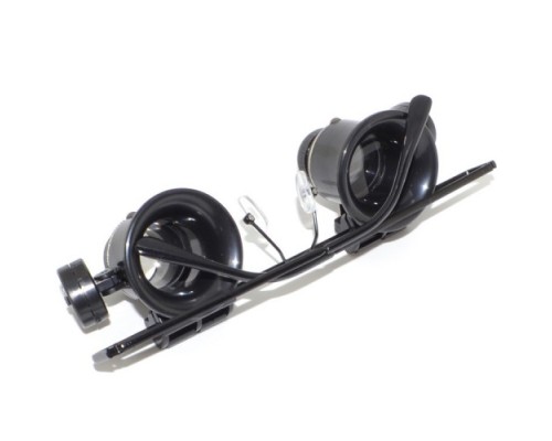 Gözlük Model Çıft Led Aydınlatma Saat Onarımı Için Harika Büyüteç