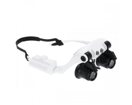 Kuyumcu Saat Onarım Için 10X-15X-20X25X Mercekli Gözlük Büyüteç 9892G-3A