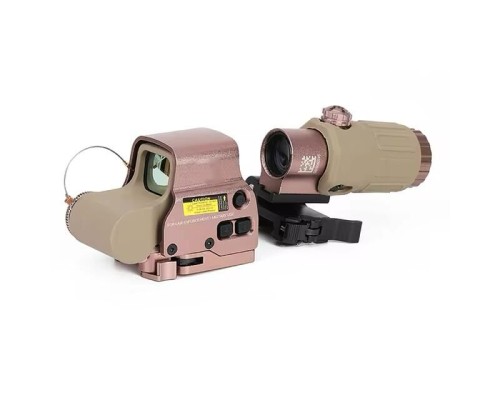 Nikula 558-G43 XPS2 Hedef İşaretleyici Red Dot - Holografik Nişangâh, 5x Büyütmeli Set Çöl Rengi