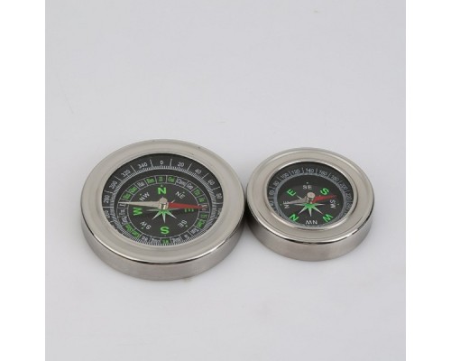 Yuvarlak Metal Kasa Dayanıklı Pusula 80mm