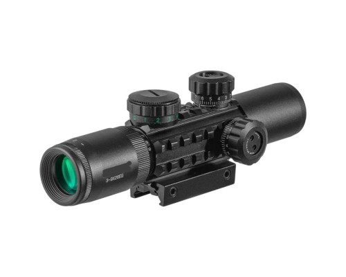 Raylı Çift Işıklı Tfek Dürbünü C3-9X26 EG 11 Mm / 22 Mm