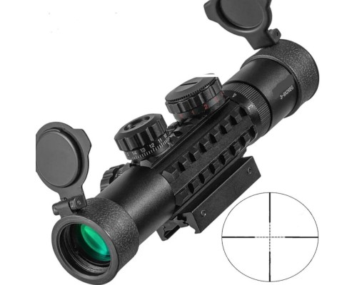 Raylı Çift Işıklı Tfek Dürbünü C3-9X26 EG 11 Mm / 22 Mm