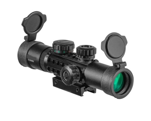 Raylı Çift Işıklı Tfek Dürbünü C3-9X26 EG 11 Mm / 22 Mm