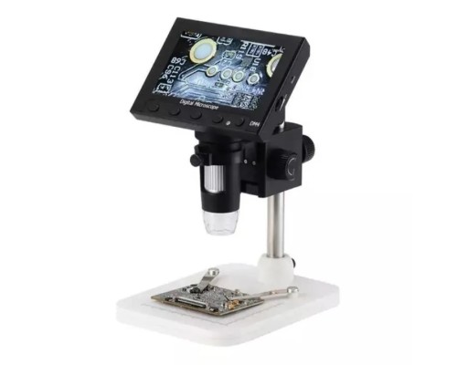 1000 X 2.0MP USB Dijital Elektronik Mikroskop 8 LCD Ekran VGA Büyüteç DM4-S