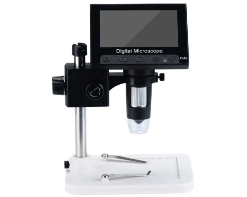 1000 X 2.0MP USB Dijital Elektronik Mikroskop 8 LCD Ekran VGA Büyüteç DM4-S