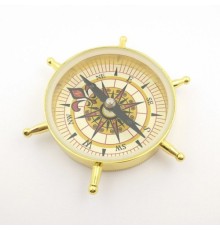 Estetik Tasarım Dümen Model Pirinç Pusula