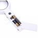 Usb Şarj Edilebilir Katlanabilir 3.5 - 10X Büyüteç 8 Ledli Masa Ve Eliçin Büyüteç FS90RC