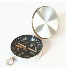 Mini Taşınabilir Kapaklı Cep Saati Model Alüminyum Iğne Kılıtlı Pusula G45-1