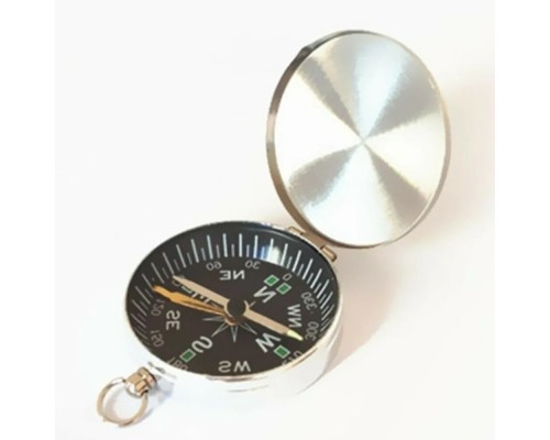 Mini Taşınabilir Kapaklı Cep Saati Model Alüminyum Iğne Kılıtlı Pusula G45-1