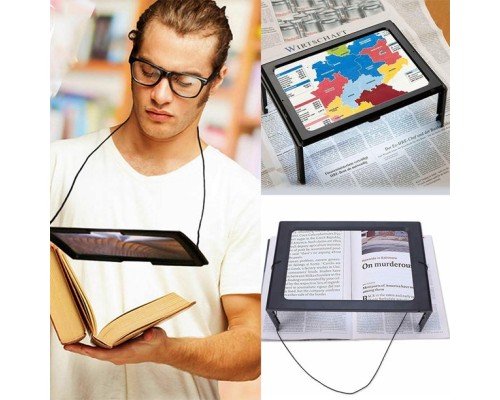 Led Işıklı Kitap Okuma Büyüteç