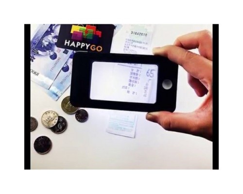 Iphone Şekli Led Işıkları Ile Led Aydınlatmalı 3X-5X Okuma Büyüteç