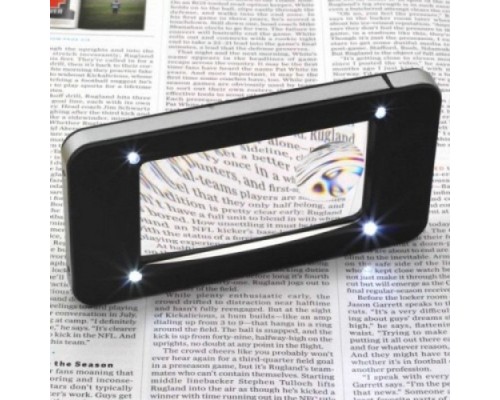 Iphone Şekli Led Işıkları Ile Led Aydınlatmalı 3X-5X Okuma Büyüteç