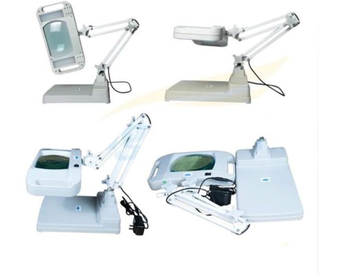 5X 10X Büyüteç - Led Işıklı Süper Parlak Enerji Tasarruflu Masa Lambası Lt-861