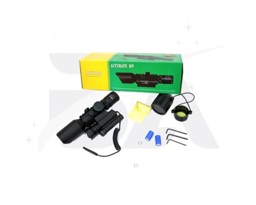 3-10x42 NK Zoomlu Dürbün Lazeri Zenon Fenerli M9