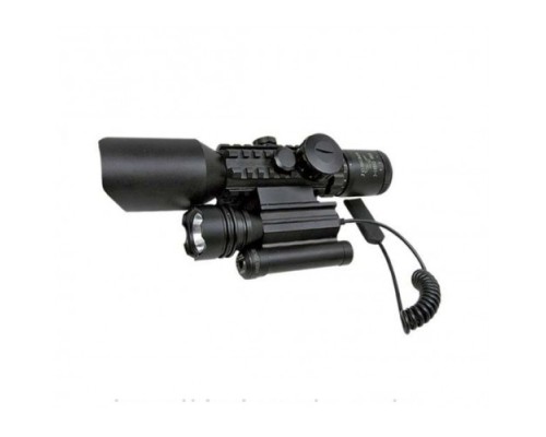 3-10x42 NK Zoomlu Dürbün Lazeri Zenon Fenerli M9