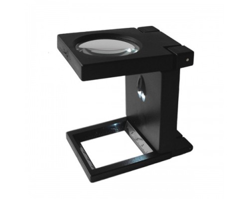 Katlanır Plastık Led Işıklı Test Cıhazı Büyüteç 2.5X90Mm