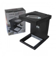 Katlanır Plastık Led Işıklı Test Cıhazı Büyüteç 2.5X90Mm