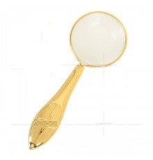 Gold Renk  5x-45mm Zarif Işlemeli  Büyüteç-mg18155-7