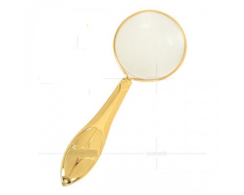 Gold Renk  5x-45mm Zarif Işlemeli  Büyüteç-mg18155-7