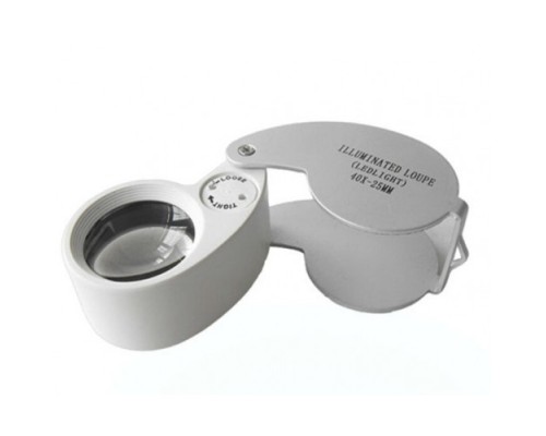 Mini 40X25Mm Takı Büyüteç Cep Büyüteç Teftiş Elmas Pullar Madeni Kontrol Lup Mg21011