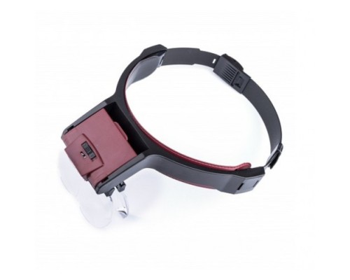 Lens Takmalı 4 Lens Led Lambalı Şapka Tip Büyüteç