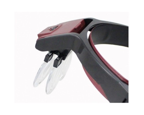 Lens Takmalı 4 Lens Led Lambalı Şapka Tip Büyüteç