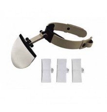 Nikula-şapka Tip Kask Büyüteç, 4 Farklı Büyütme Lensli Büyüteç