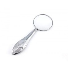 Gümüş Renkli 45mm Cam Lens, Zarif Tasarımlı Metal Büyüteç-mg18155-8