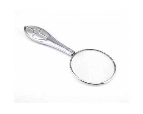 Gümüş Renkli 45mm Cam Lens, Zarif Tasarımlı Metal Büyüteç-mg18155-8