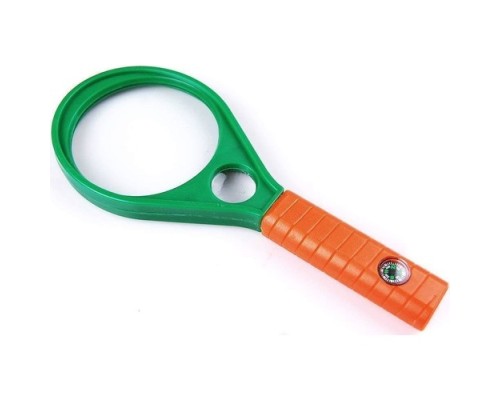 Optik Cam El Büyüteç 65Mm 6X 4X Pusulalı Çocuklar Ve Yetişkinler Mg89075