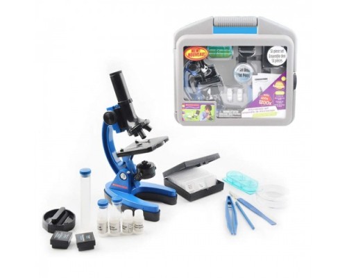 Çocuklar Ve Yeni Başlayanlar Mikroskop Set Ile 300X 600X 1200X Büyütme