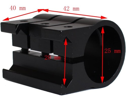 Picatinny Raylı Tüfeklere Fener ve Lazer Takma Aparatı