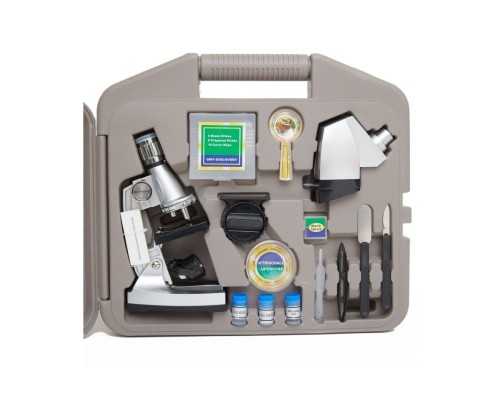 Eğitici Projektörlü Mikroskop Seti 50X-100X-200X-400X-600-1200X Çocuklar İçin