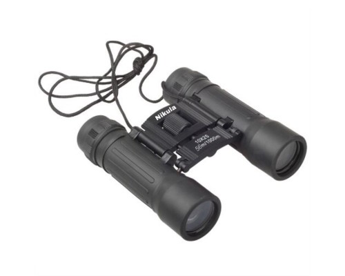 Nikula 10X25 Av Dürbünü -56M/1000M - Kauçuk Kaplama Siyah