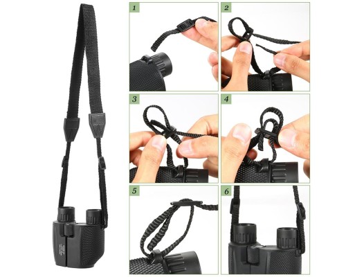 Nikula 10x25 Kompakt Dürbün Yüksek Güçlü Açık Spor Cep Kapsamı Konser Seyahat Çocuklar İçin Hediye