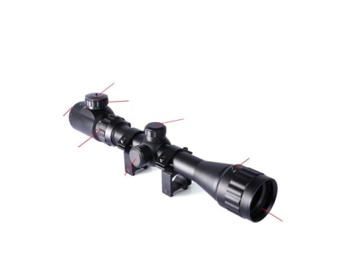 Nikula 3-9X32Aoeg Çift Işık Kırmızı Yeşil Kaynaklı Tfek Dürbünü
